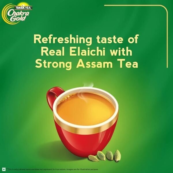ata Tea Chakra Gold Elaichi Dust Tea Refreshing Flavour & Aroma of Real Elaichi | 250 Gm - Image 3