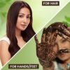 Godrej Nupur 100% Pure Henna Powder for Hair Colour (Mehandi) | for Hair, Hands & Feet (500g) - Image 3