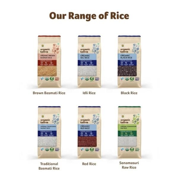 Organic Tattva 'Black Rice', All Natural, Aromatic Unpolished Kavuni Arisi (1Kg, Pack) - Image 2