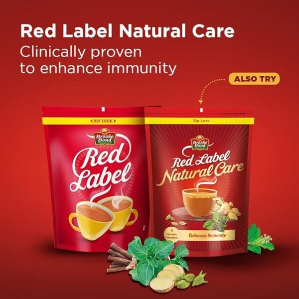 Red Label Tea 1 kg Pack, Strong Chai from the Best Chosen Leaves, Rich in Healthy Flavonoids - Image 3