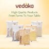 Vedaka Popular Red Masoor Dal Split | Rich in Protein| kandhi pappu, kandi pappu (కంది పప్పు)- 1 kg - Image 2