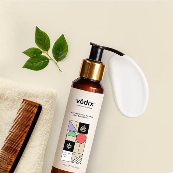 Vedix Conditioner, Ayurvedic Vartha Hydrating No-Frizz Hair Conditioner With Rice Water - Image 5